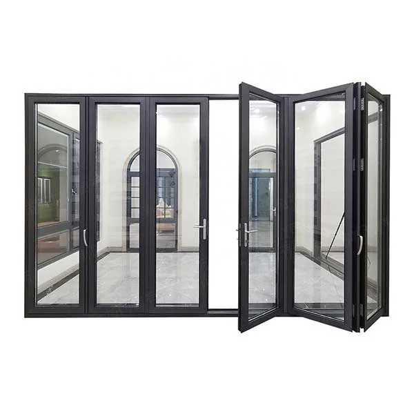 Aluminum double tempered glass folding door 1 Aluminum-folding-door-20220410165-(2)