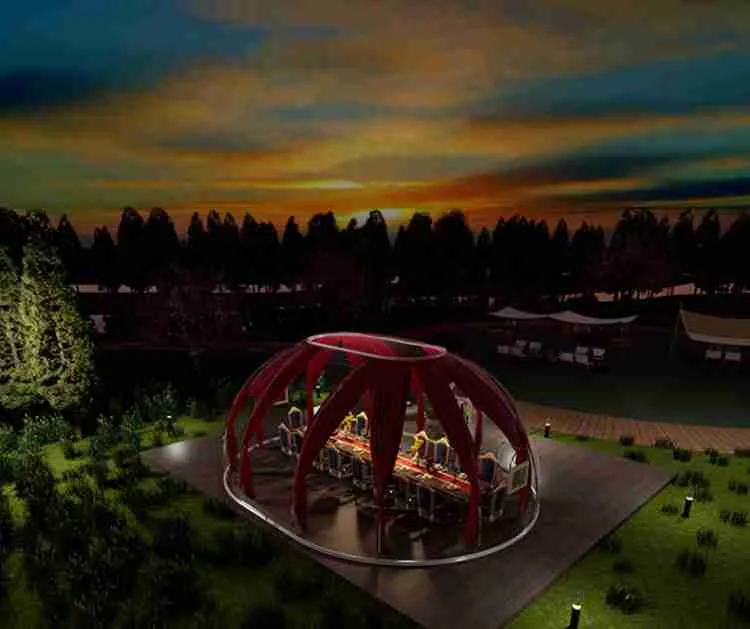 Aluminum Fiberglass Glass Dome Houses